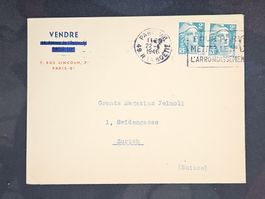 CL25 Enveloppe + Timbre France 1946