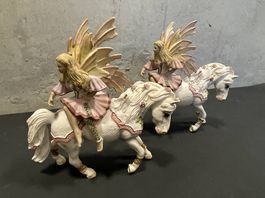 2 Schleich Pferde, mit Elfen , Bayala, Eyela, Marween