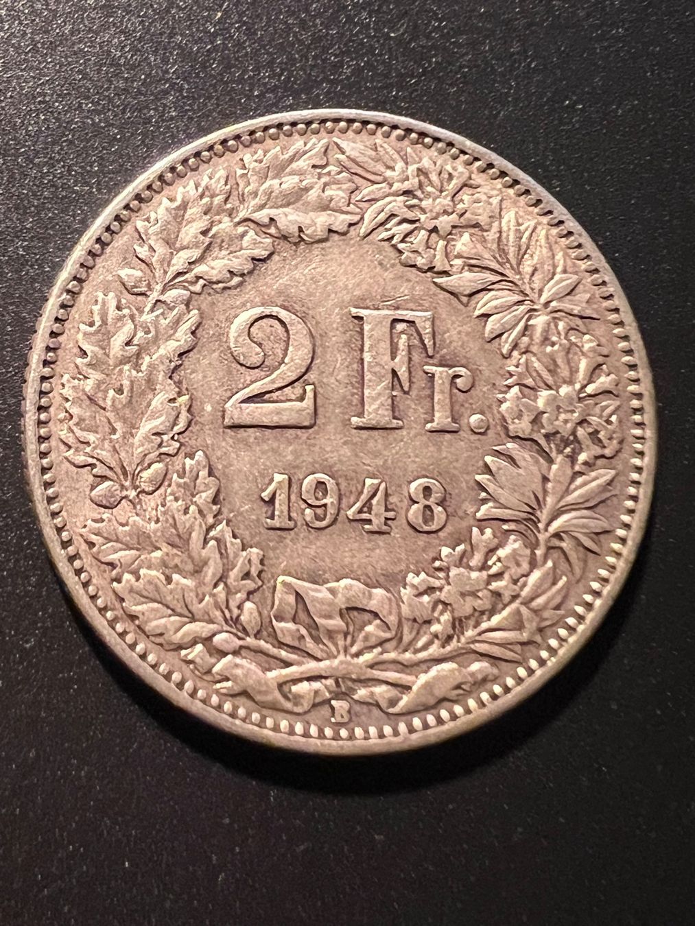 Tutti le monete: Pièce 2 Francs argent 1948 – Usato da Genève venduto da Nicky113