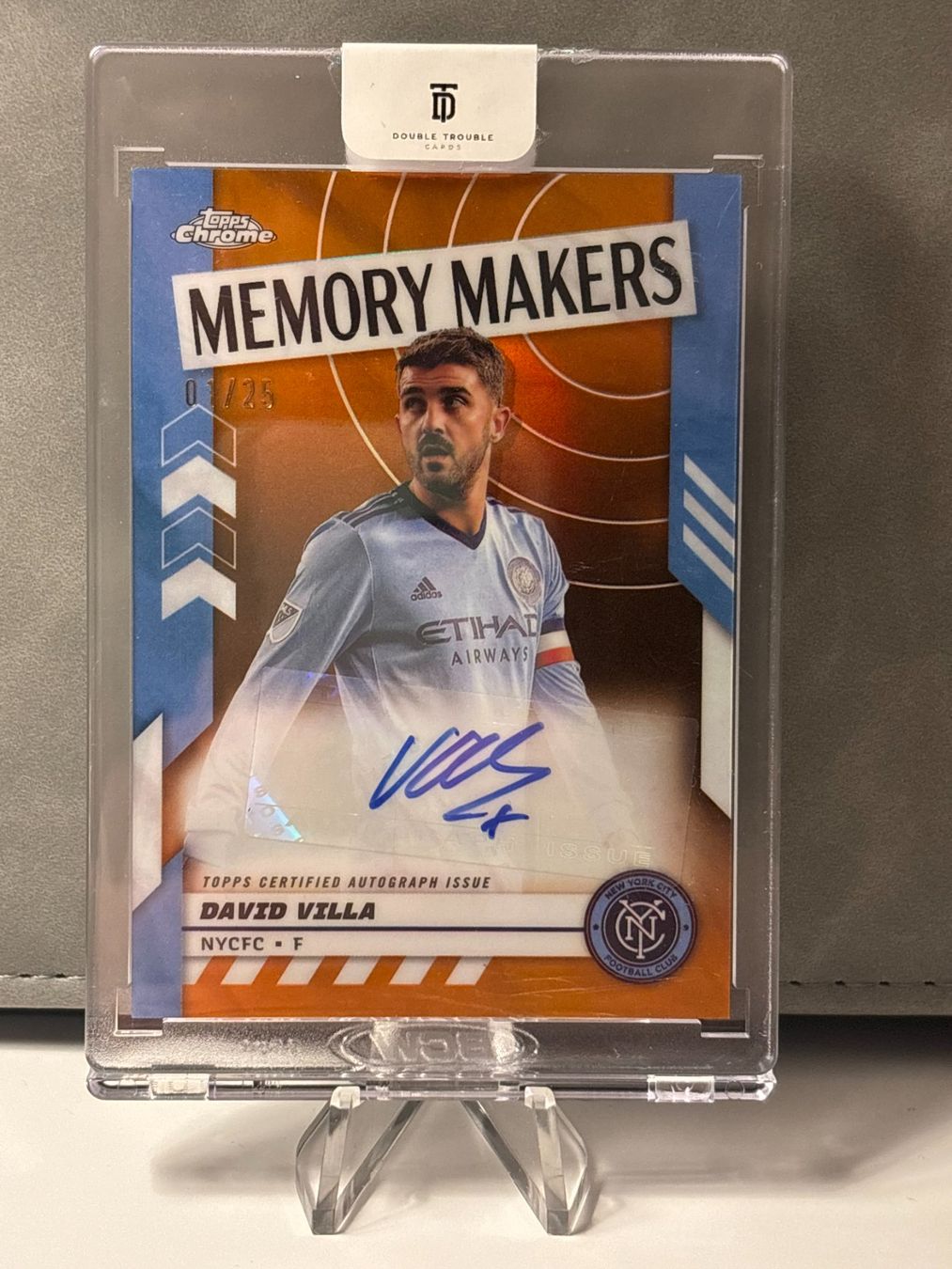 Topps Carte collezionabili: 2024 Topps Chrome MLS David Villa Memory Makers Auto /25 – Nuovo (secondo la descrizione) da Aarberg venduto da gocardz.shop