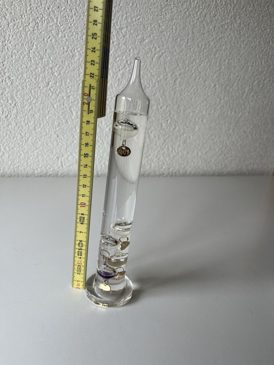 Sonstiges für Haushalt & Wohnen: Galileo Thermometer mit Glasfüssen defekt – Defekt aus Ins von Baj 1