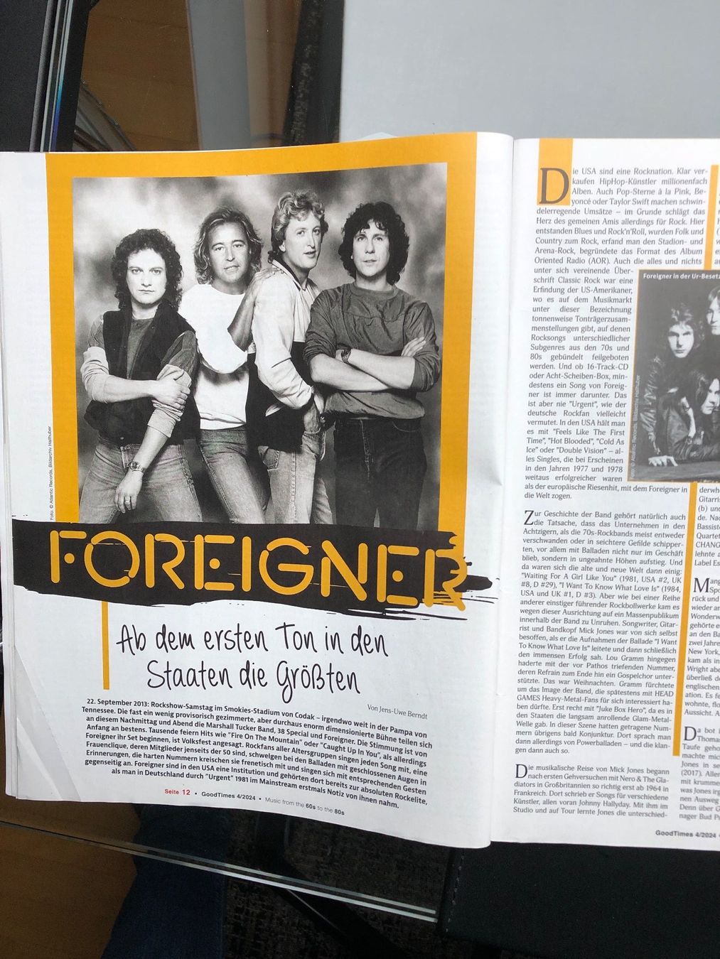 Revues & Magazines: FOREIGNER – D'occasion à Aeschi SO par Stones55 2