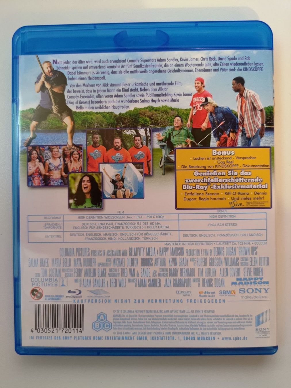 Alle DVDs: Kindsköpfe – Gebraucht aus Liestal von Kratzilla 2