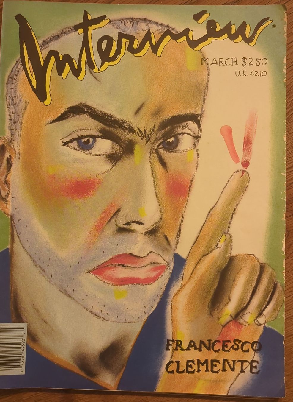Riviste & Magazine: Magazine Interview Mars avec Francesco Clemente RARE! – Usato da BERN venduto da JeremBern