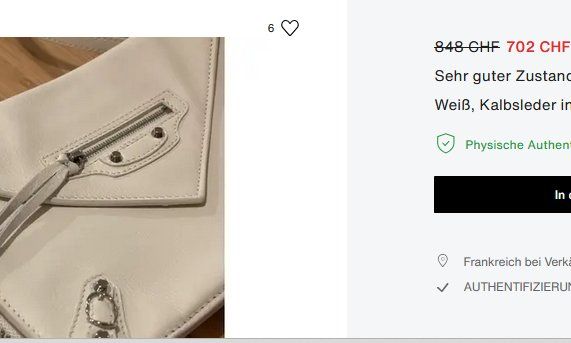 Balenciaga Borse da donna: Balenciaga Tasche /  Pochette – Usato da Collonges venduto da Auganien 9
