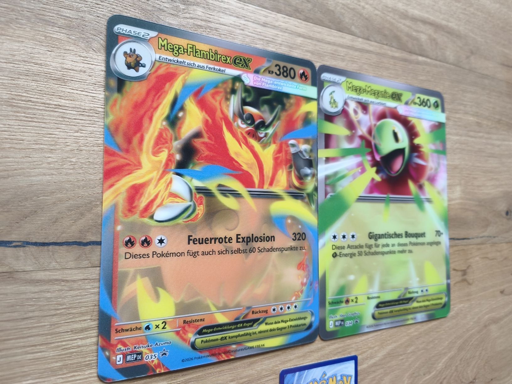 Pokémon Carte collezionabili: Pokemon Jumbo Karten Mega-Glurak EX & Mega-Rex EX, DE – Usato da Rüfenacht BE venduto da Morfius 2