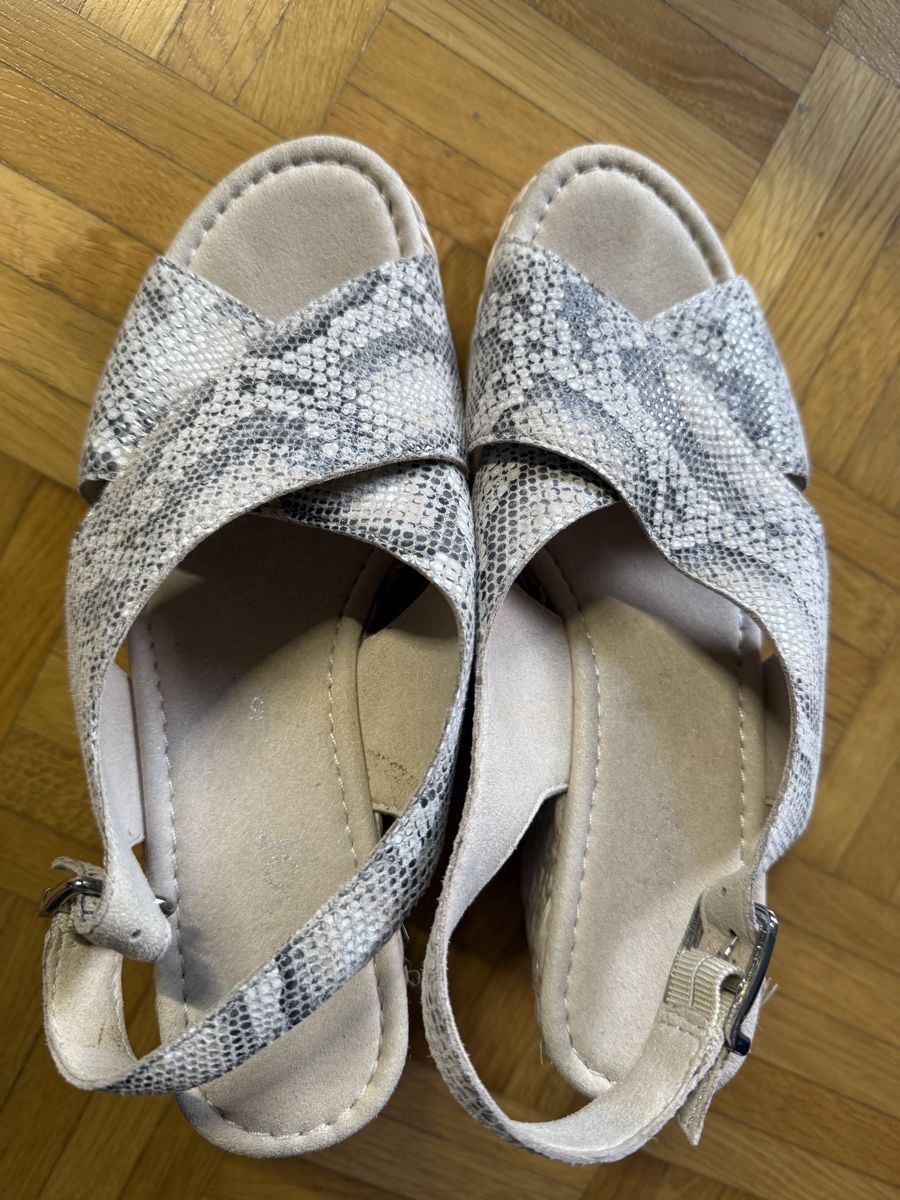 Gabor Scarpe da donna: Gabor Sandalen Keilabsatz Schlangenmuster Gr. 38 – Usato da Rorbas venduto da SimS0n 3