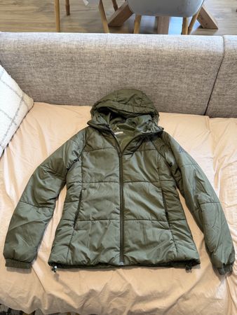 Veste matelassée Adidas verte taille S bon état