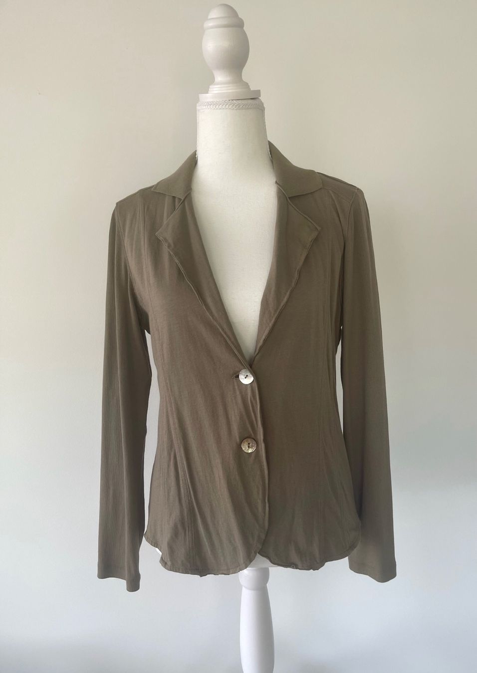 Giacche: Leichter Blazer Baumwolle Khaki  Gr. S – Usato da Weiningen ZH venduto da san_7hsm