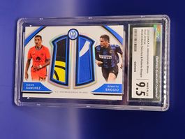 22-23 DAKA INTER Dual Jerseys/25 Inter SANCHEZ/Baggio CGC9.5