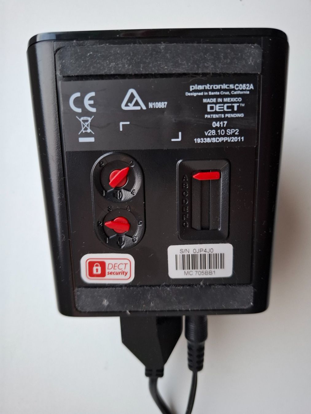 Plantronics Kopfhörer: Plantronics Headset CS520 DECT schwarz gebraucht – Gebraucht aus Oensingen von Wabuoe 4