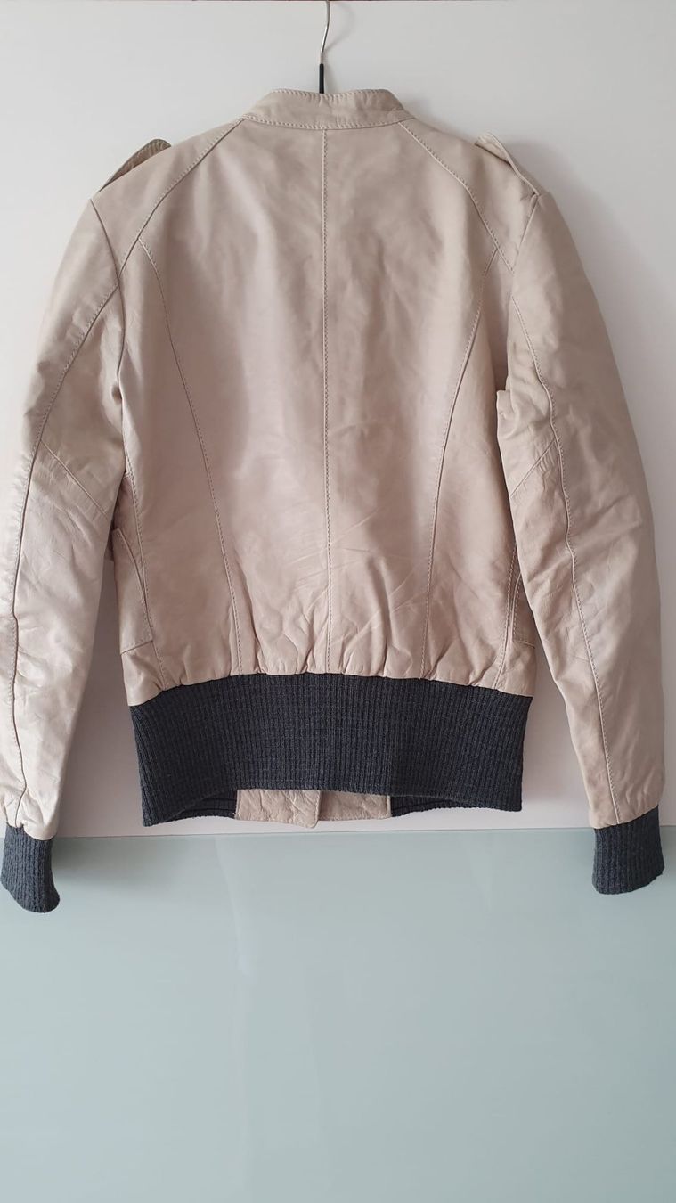 Giacche: Coole Lederjacke beige Gr. S – Usato da Uster venduto da Chrivo 1