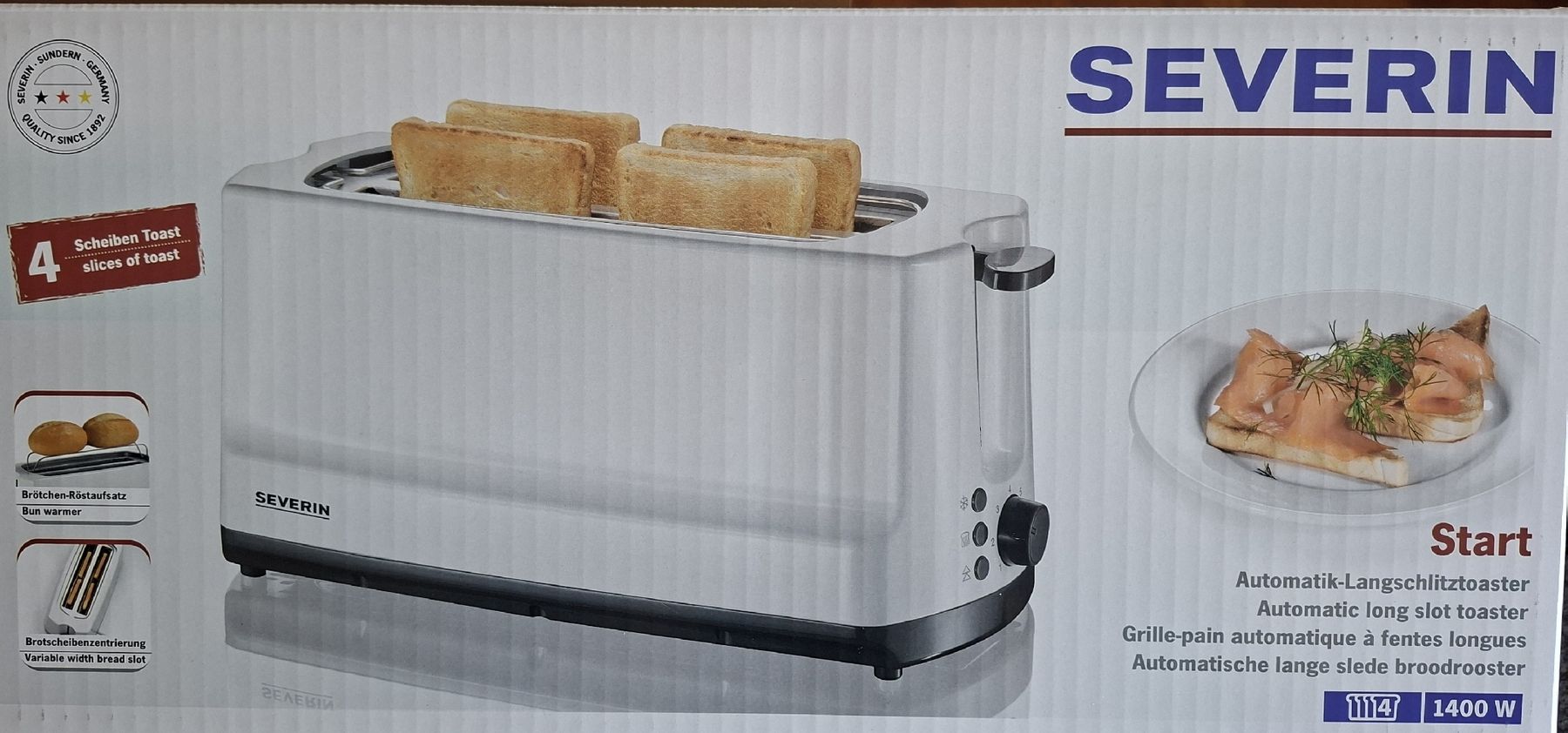 Elettrodomestici da cucina: Langschlitztoaster – Nuovo e nell'imballaggio originale da Volketswil venduto da leckerle