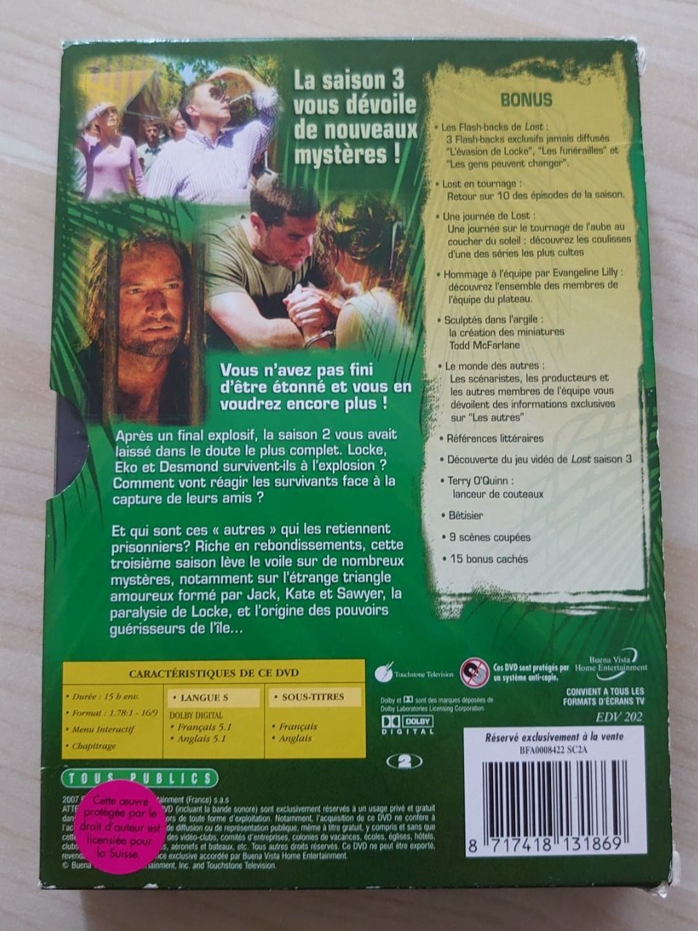 Tutti i DVDs: Lost - Staffel 3 – Usato da Pfäffikon SZ venduto da Wild0 1