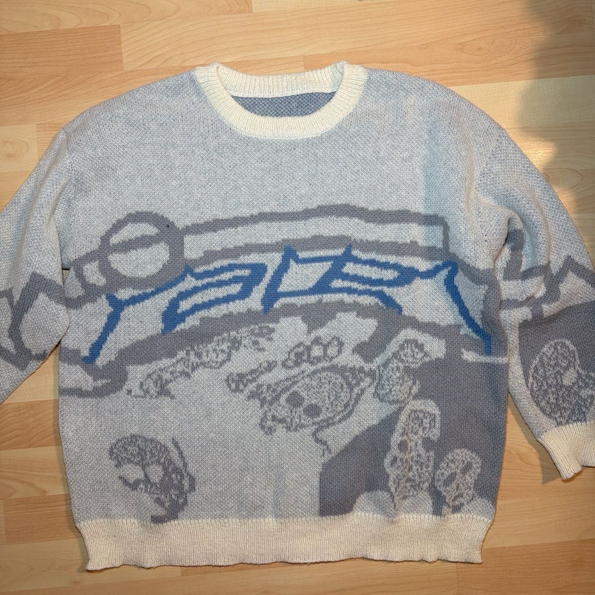Maglioni & Felpe: Cosy Winter Jumper - Blue/Grey Pattern - Size Large – Usato da St. Gallen venduto da ber_82p9