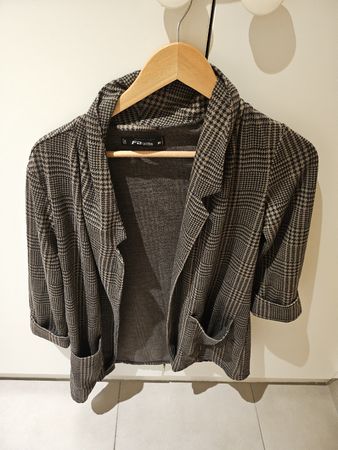 Blazer brun et noir