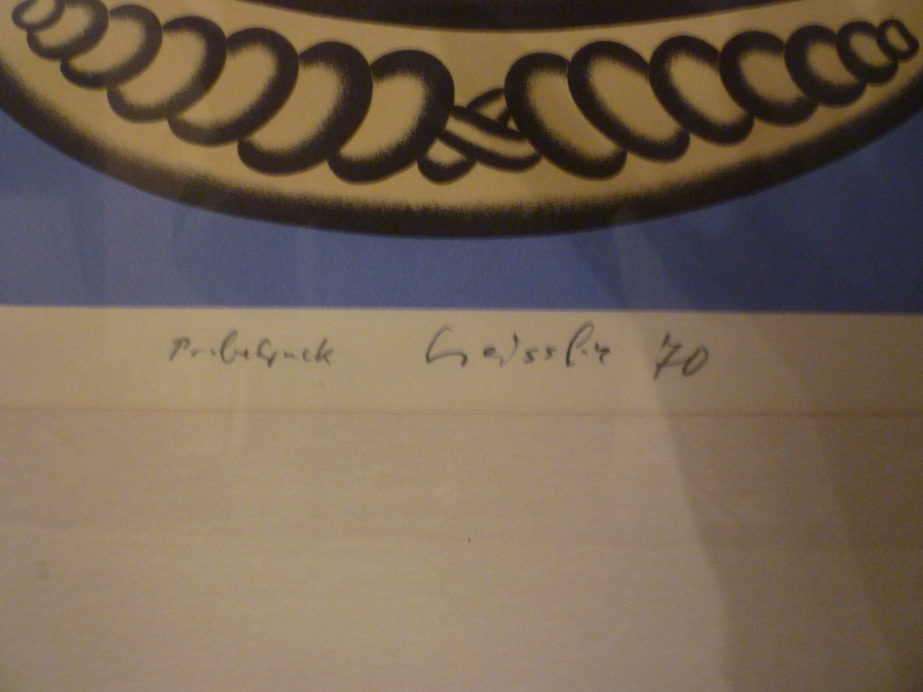 Arts picturaux & lithographies: Litho probe – D'occasion à Langnau am Albis par Molosser 1