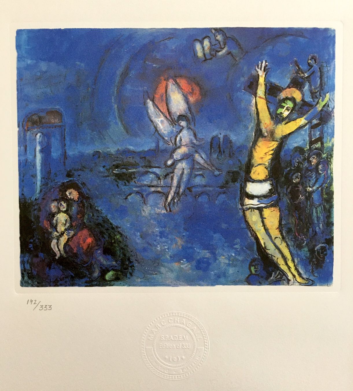 Grafica & Litografie: Marc Chagall "Kreuzigung" Zinkätzung – Usato da Nennigkofen venduto da Sommersonnen 2