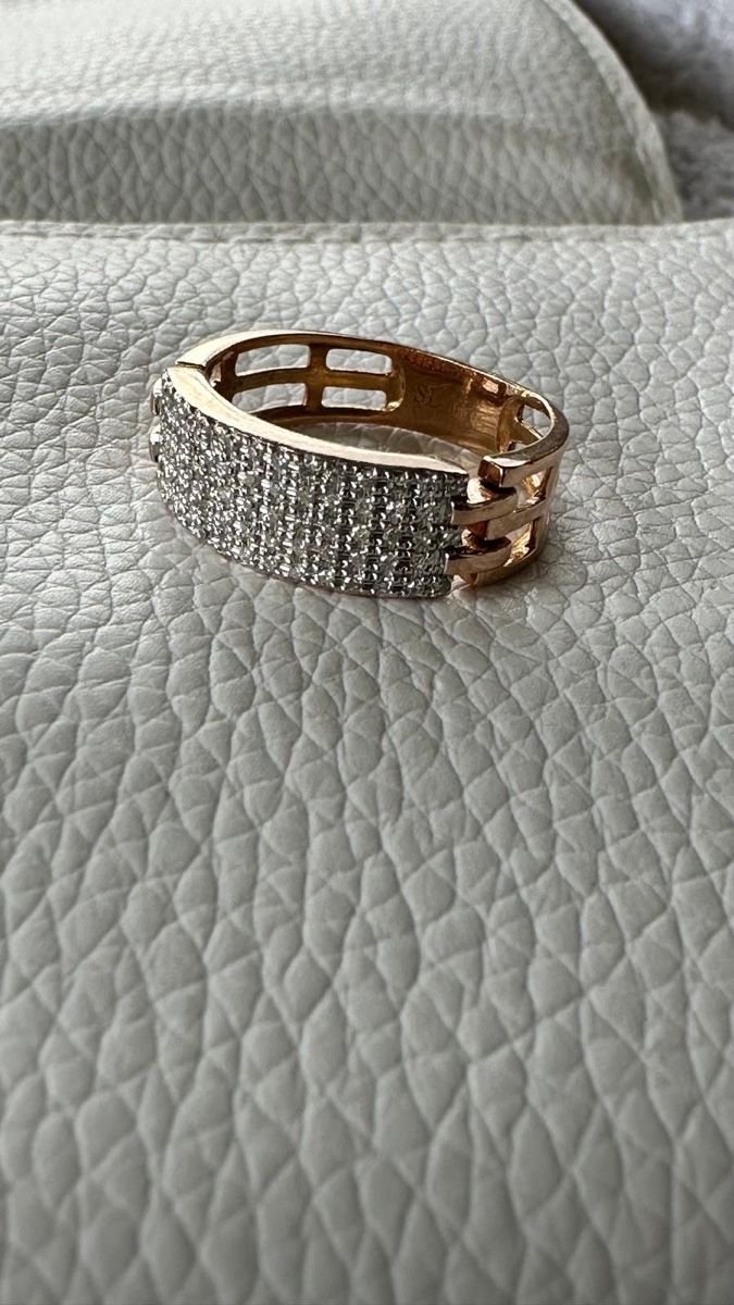 Ringe: 585 Goldring Roségold mit echten Diamanten – Gebraucht aus Studen BE von yvhe 3