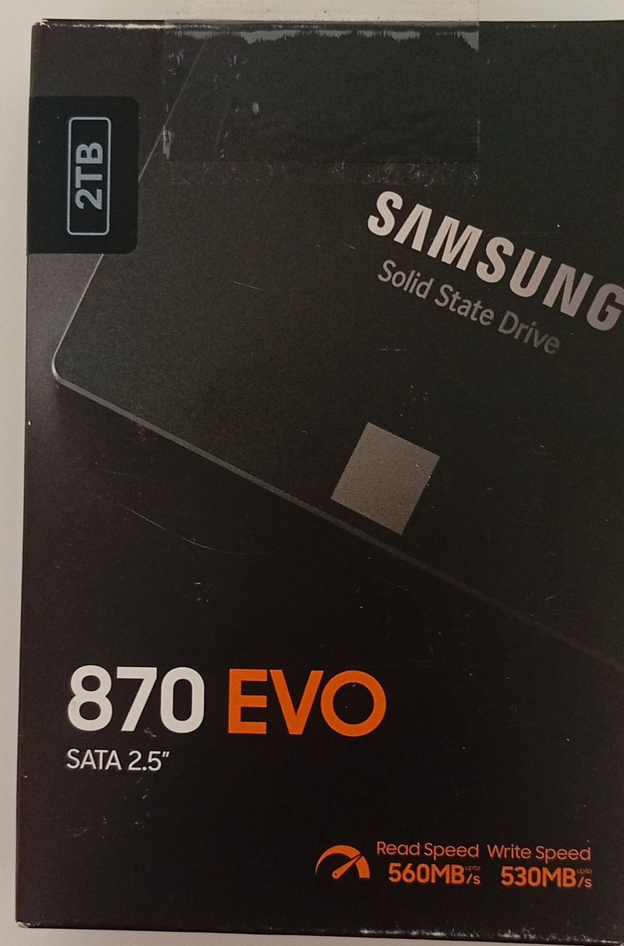 Samsung Dischi rigidi: Samsung 870 EVO 2TB SSD SATA 2.5" new – Nuovo e nell'imballaggio originale da wattwil venduto da pel_qh26