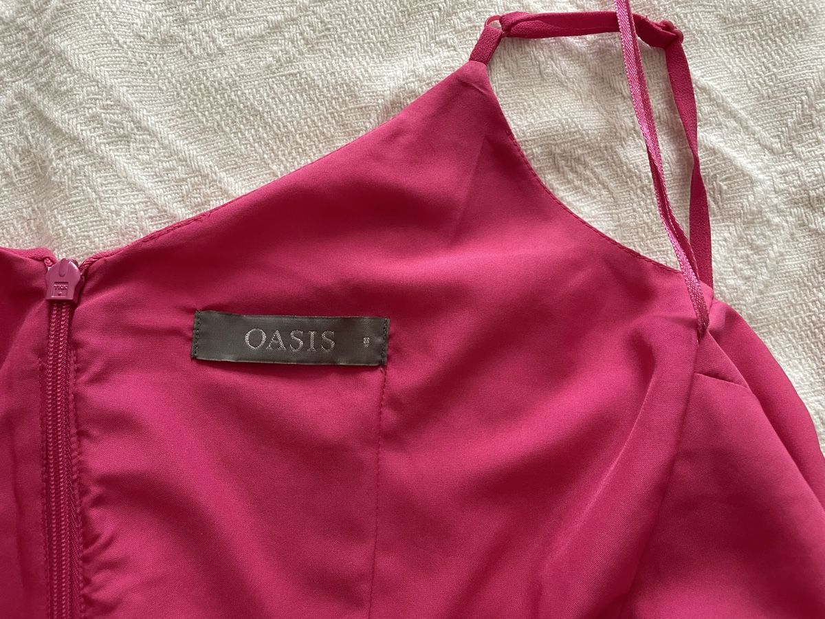 Vestiti: Sommerkleid in Pink mit Plissee Gr. S – Usato da Basel venduto da Mrs_Bee 4