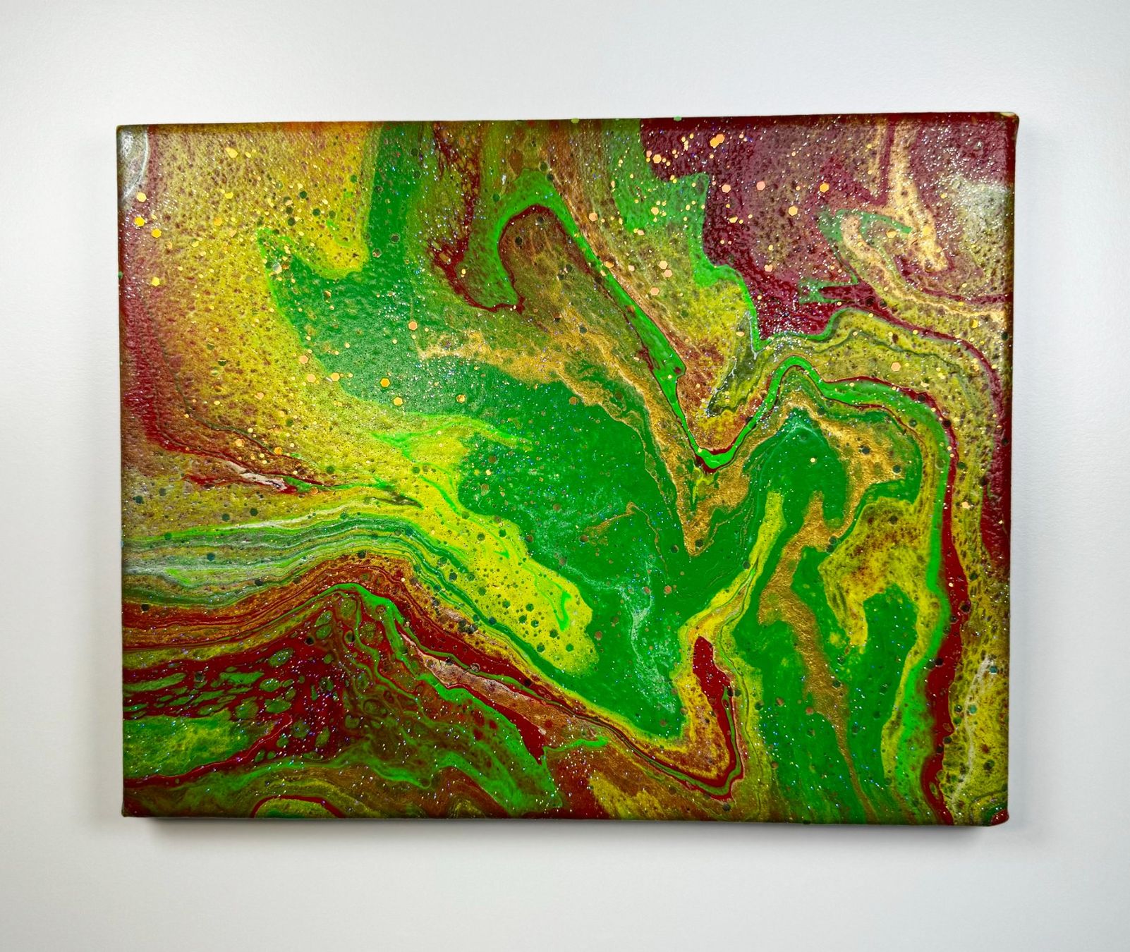 Dipinti: Acryl-Flüssigmalerei, rechteckig – Usato da Schlieren venduto da MayaSheng1983