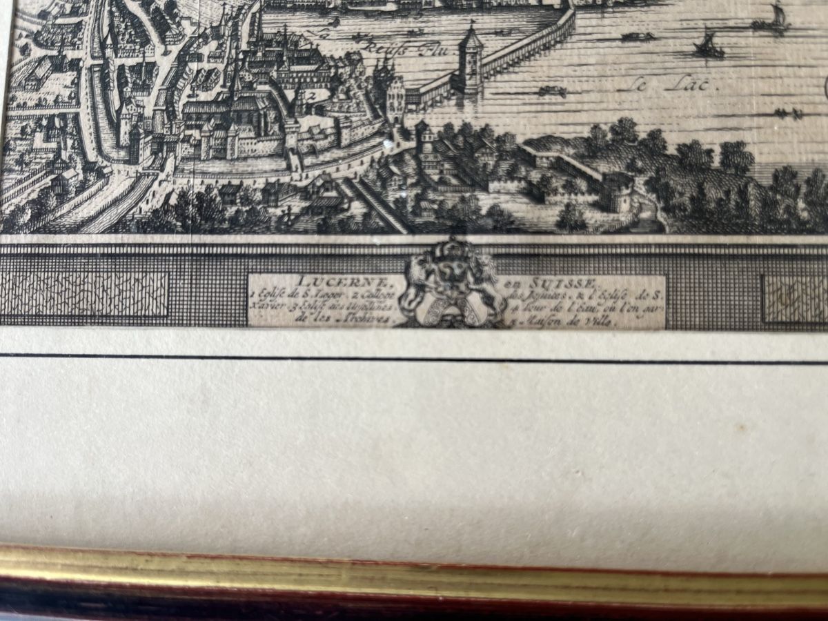 Incisioni: Stich Stadtplan Luzern – Usato da Kriens venduto da burnauc 4