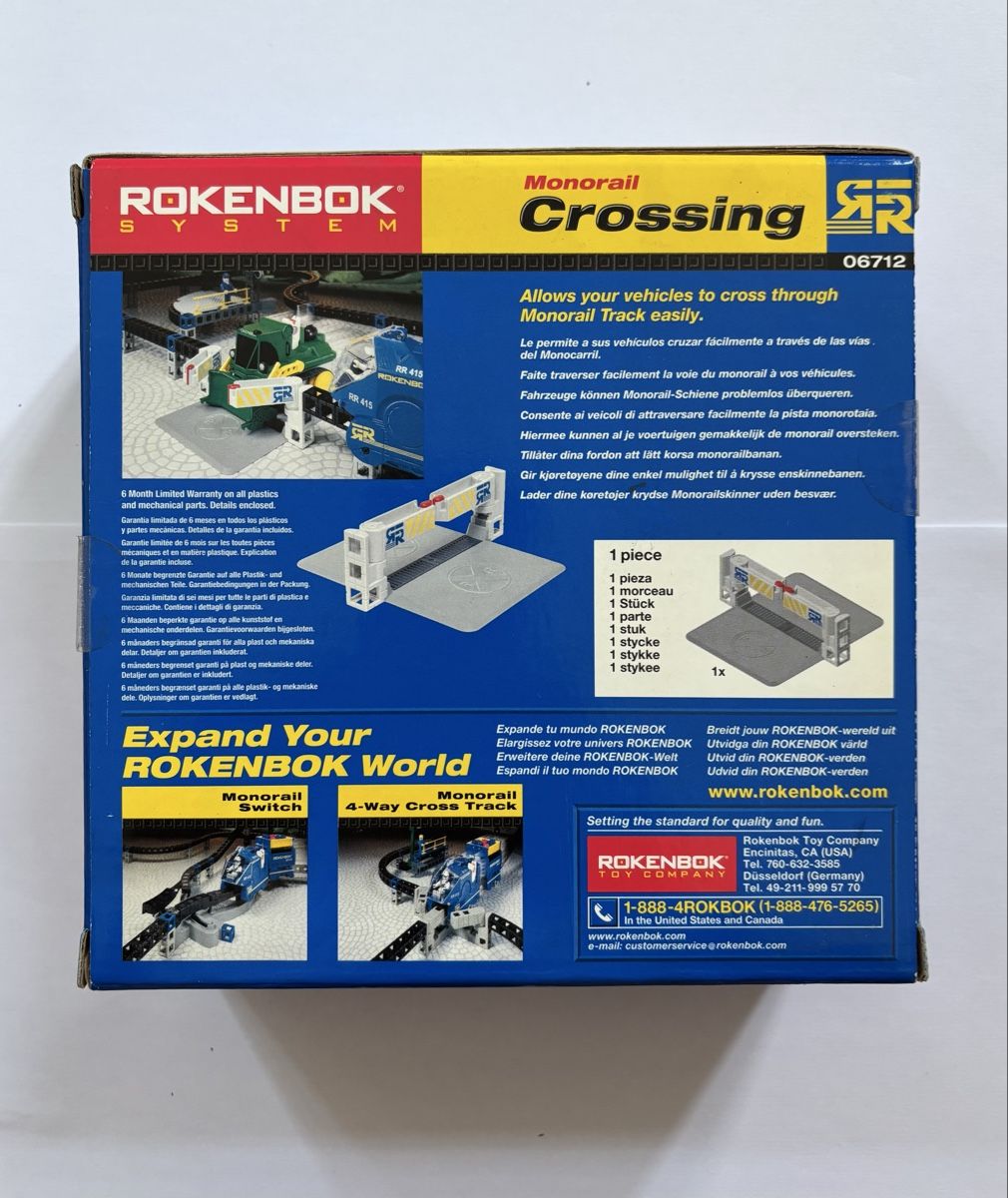 Rokenbok Giocattoli: ROKENBOK System Monorail Crossing 06712 neu – Nuovo e nell'imballaggio originale da Wädenswil venduto da xxlchlinelxx 1