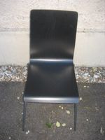 IKEA Stuhl Martin schwarz Holz mit Metall Untergestell