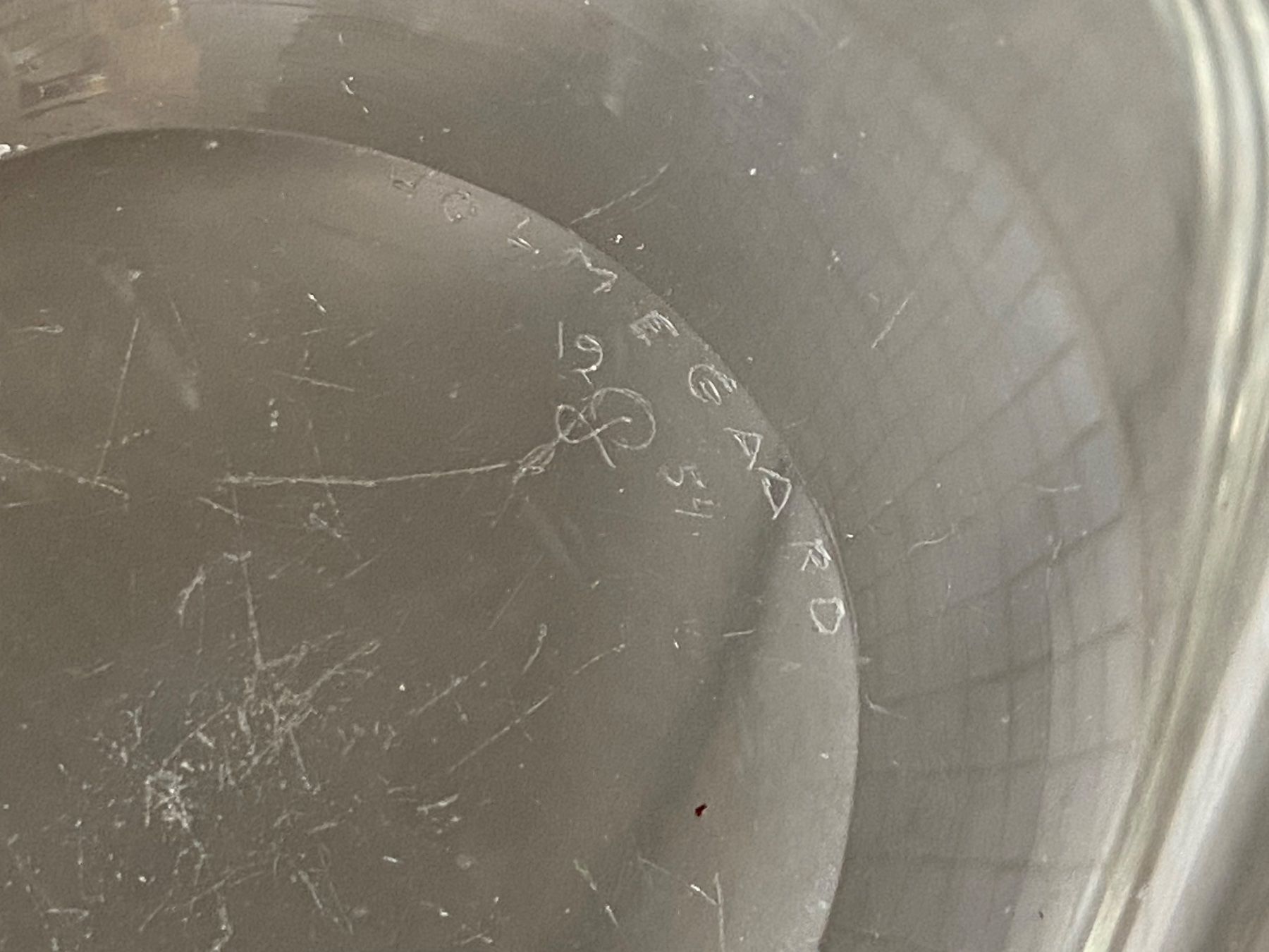 Holmegaard Ciotole: MCM PER LUTKEN Biomorphe Schale Holmegaard Denmark Denmark – Usato da Solothurn venduto da BORGHAGEN 2