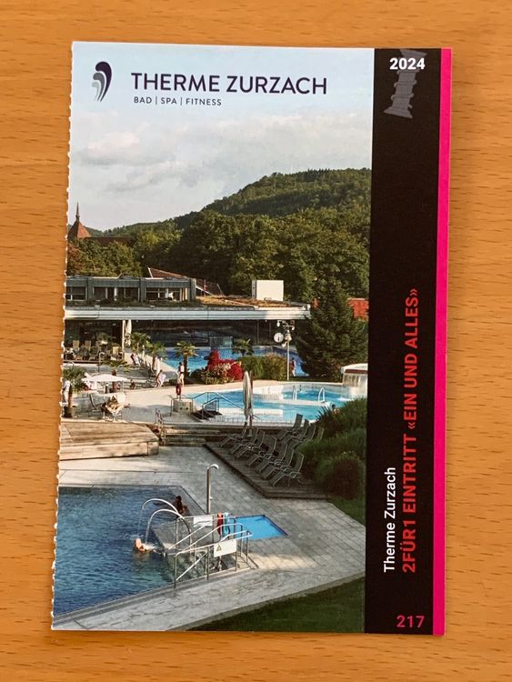 Therme Zurzach 2 für 1 Eintritt Thermalbad Bad Zurzach (Neu (gemäss ...