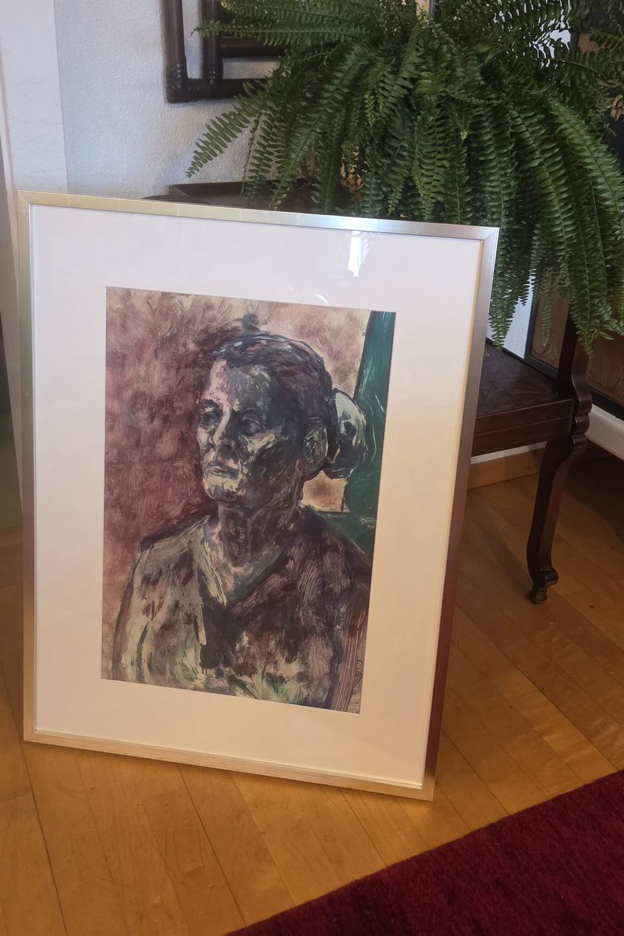 Gemälde: Expressionistisches Porträt einer Frau – Gebraucht aus Rehetobel von hobirot01 6