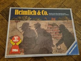 Jeu de société "Heimlich & Co", Ravensburger, vintage 1986.