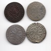 (384) Bern, ½ Batz 1781, 1798, 1785, 1826, ss-vz
