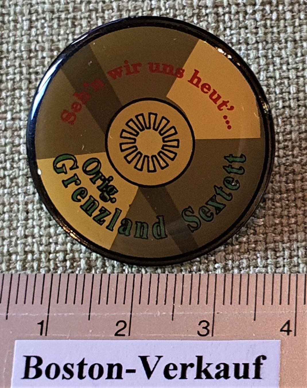 Placchette & Badge: E081 - Pin Original Grenzland Sextett – Usato da Reinach BL venduto da Boston-Verkauf 1