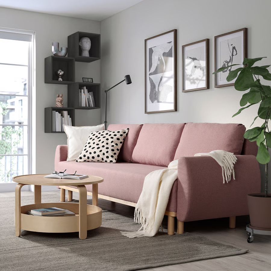 Ikea Divani: 3er-Bettsofa, GRUNNARP hell braunrosa – Nuovo (secondo la descrizione) da Thun venduto da Lichtwald 1