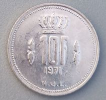 LUXEMBURG - LETZEBURG - 10 FRANKEN 1971, EXZELLENTER ZUSTAND