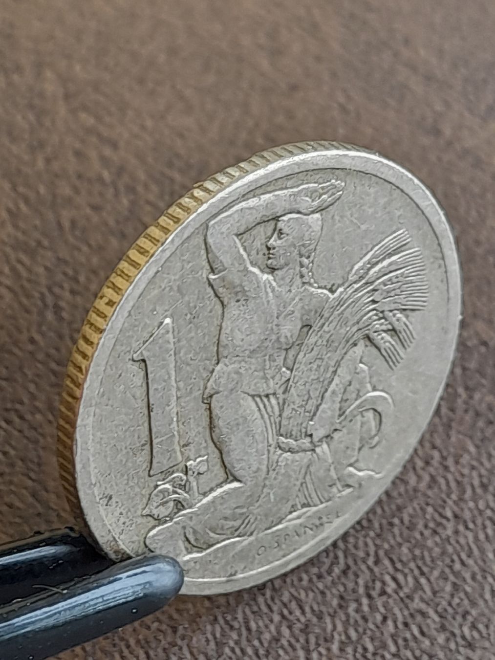 Alle Münzen: Tschechoslowakei 1 Krone 1922 – Gebraucht aus Basel von Basel_20 7