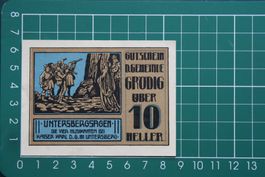currency voucher austria grödig 10 heller 1920