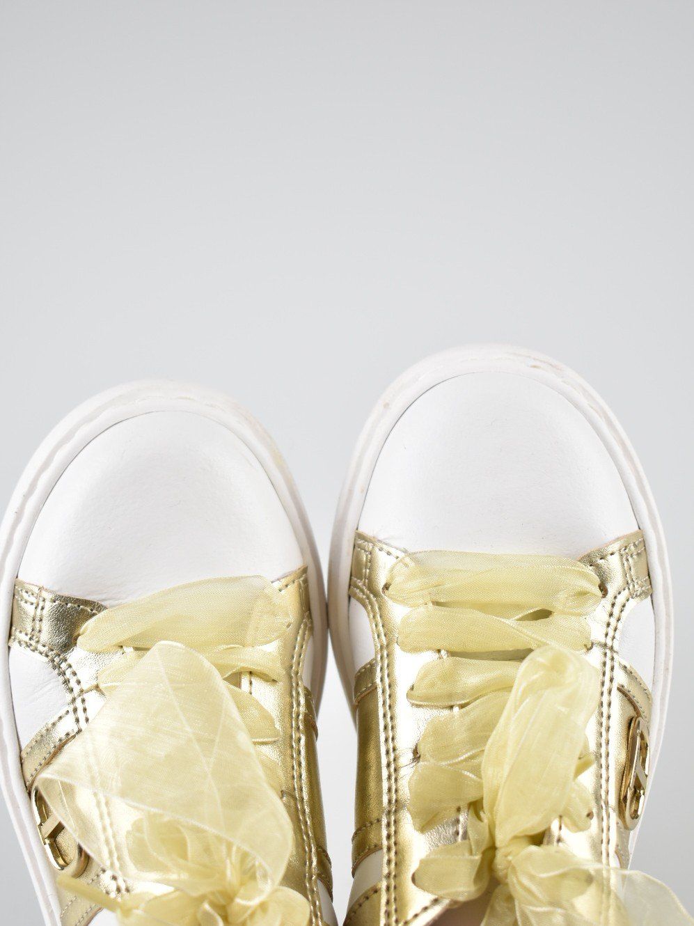 Twinset Scarpe per ragazze: Twinset Sneaker Gr.31, weiss/gold – Usato da Nürensdorf venduto da 2ND_STORY 3