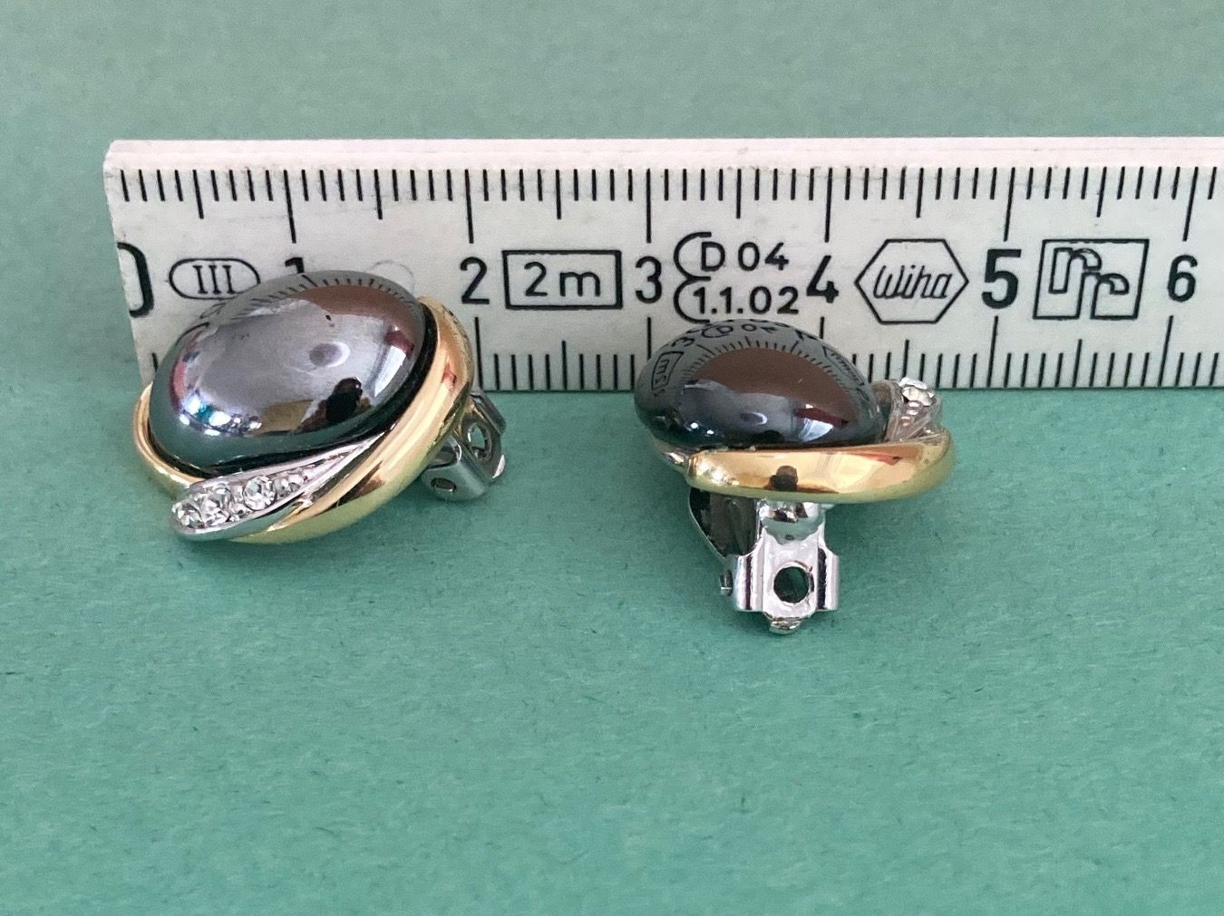 Orecchini pendenti & Orecchini a lobo: Graues Oval Ohrringe ( 2cm) – Usato da Laufen venduto da Trendmarket 4
