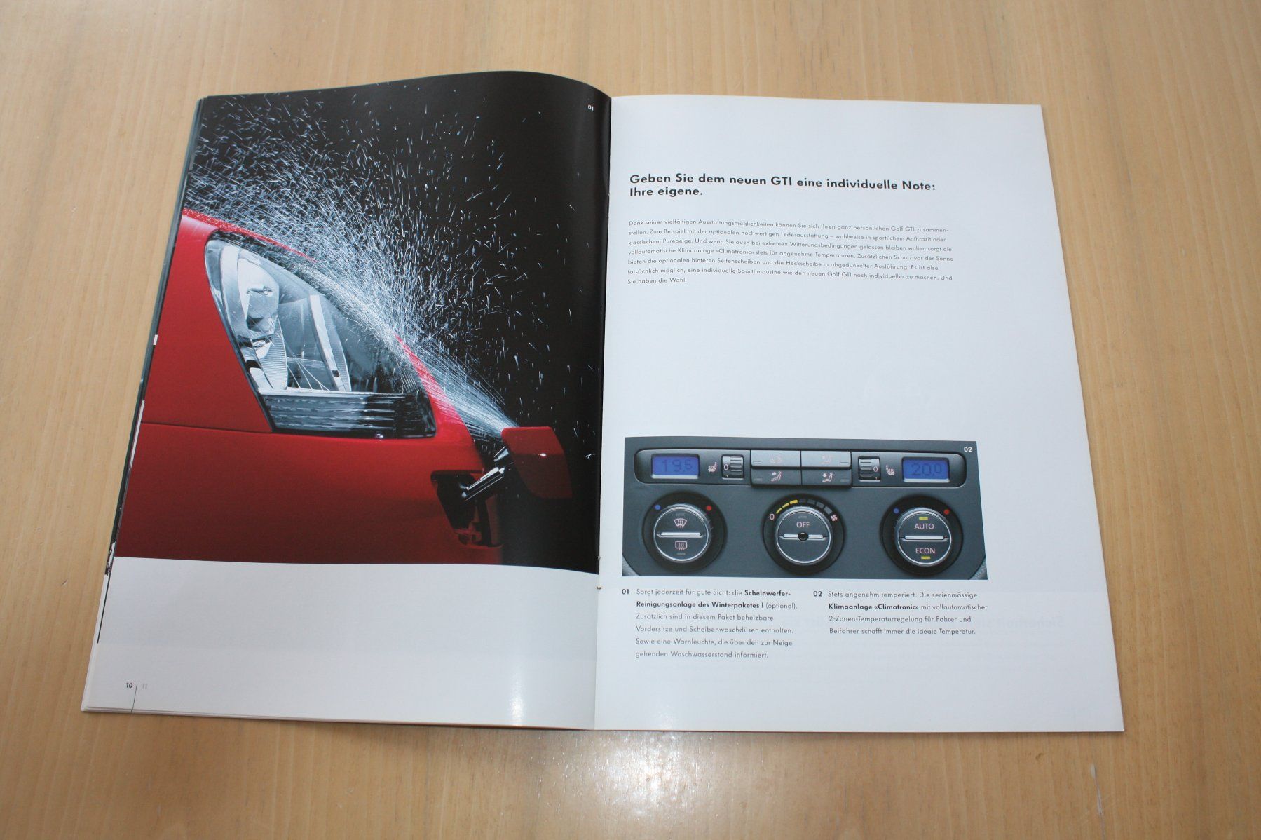 VW Documenti: Golf GTI CH-Prospekt 11/2004 – Usato da Wikon venduto da erwin400 5
