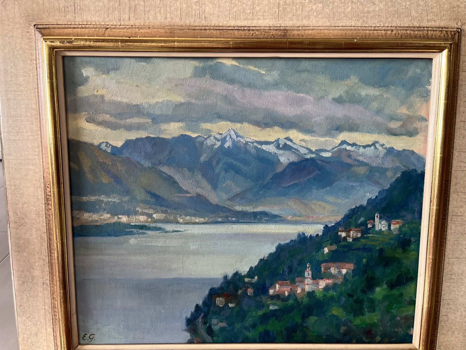 Tableaux: Ölgemälde -  E. Gontersweiler, Zürich 1961 – D'occasion à Stetten AG par Brissago25 1
