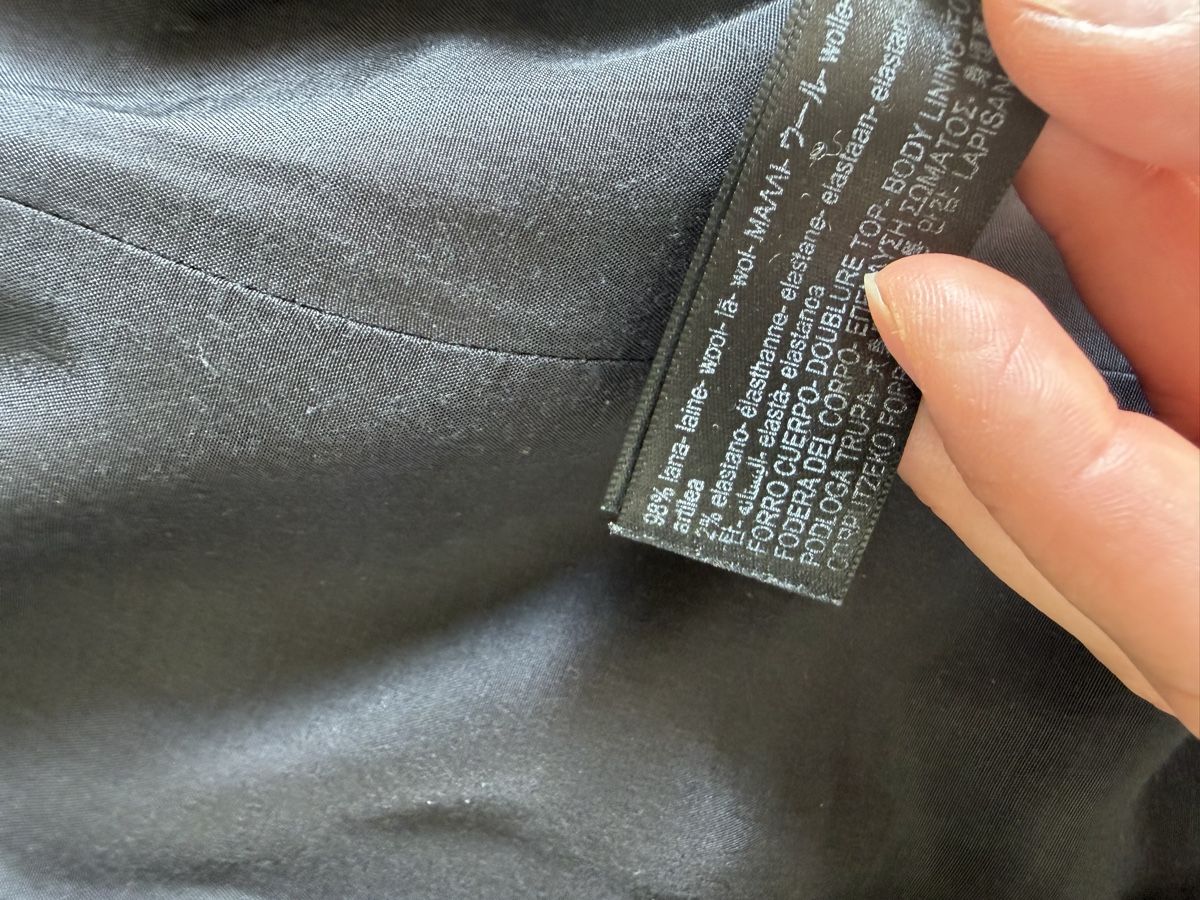 Massimo Dutti Vestes: Massimo Dutti black wool blazer size 36 – Neuf (Voir description) à Uster par Monika_OB 9