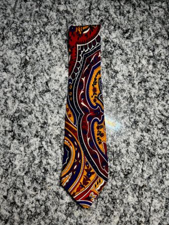 Hubert Milano Vintage Seidenkrawatte - 100% Seide, Italien