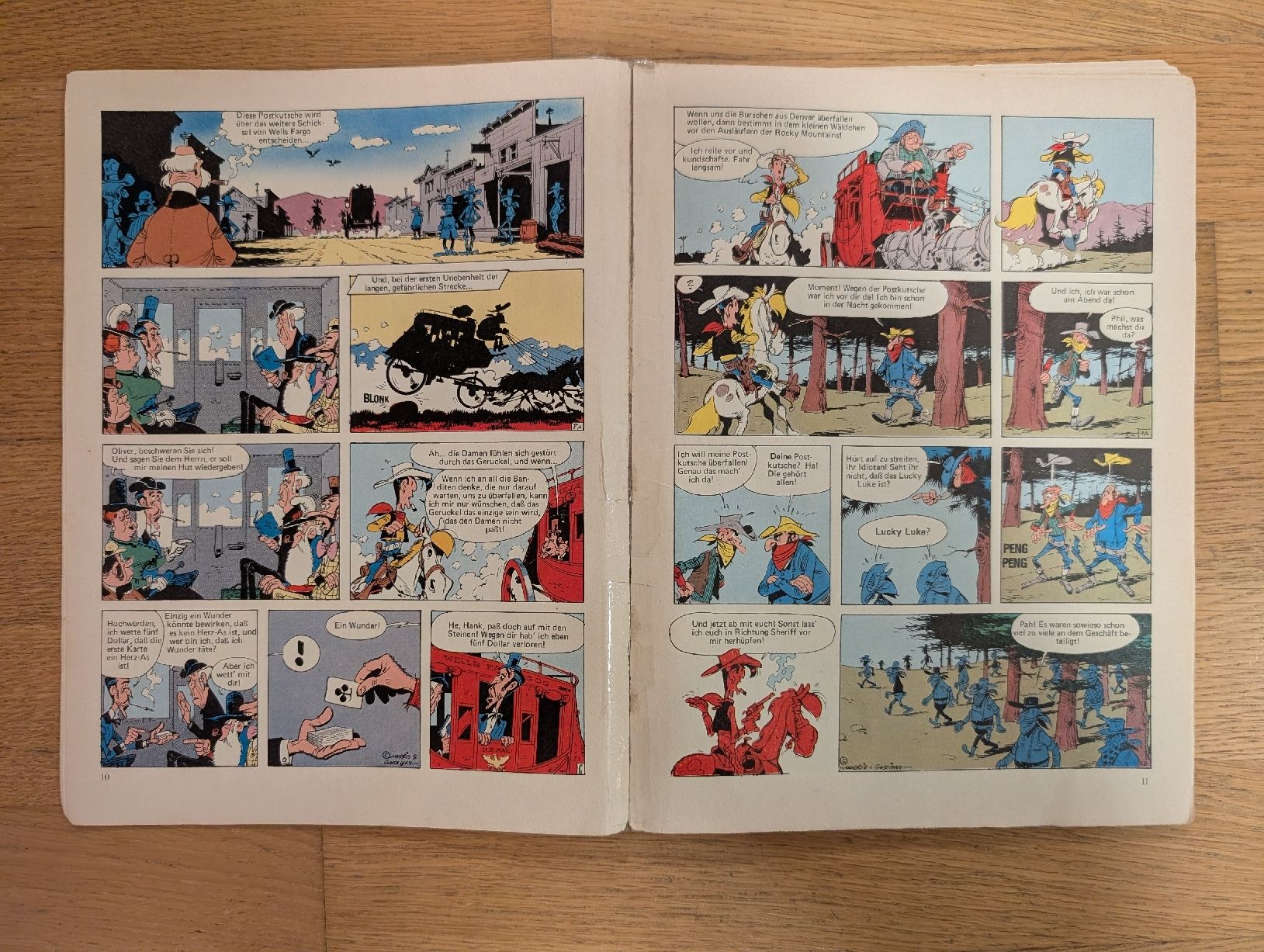 Fumetti: Comic: Lucky Luke Band 15 - Die Postkutsche – Usato da Zürich venduto da Ray81 1