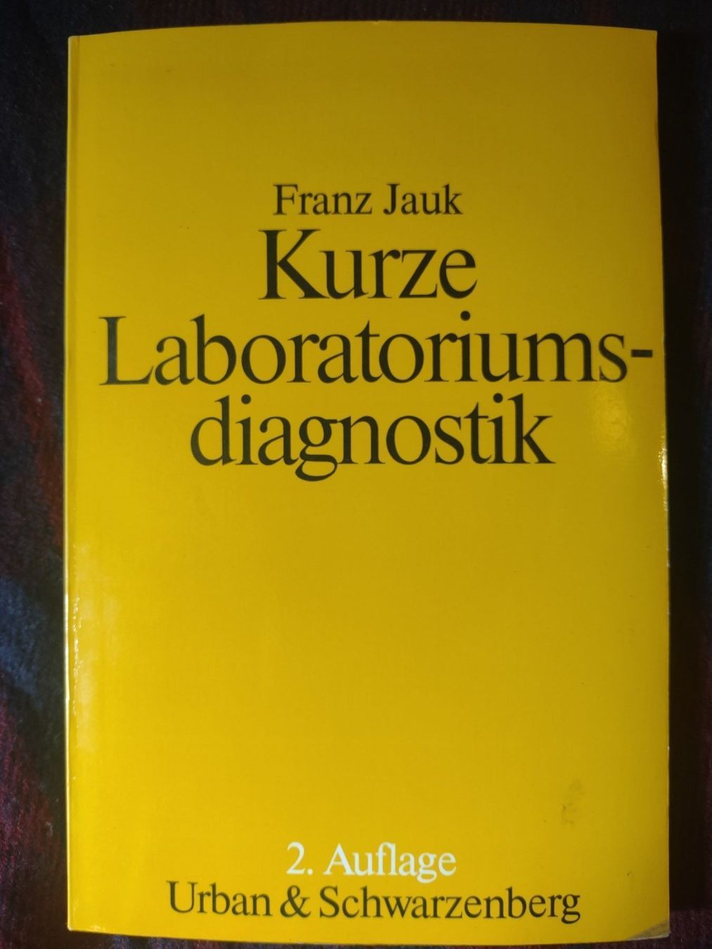 Livres: Kurze Laboratoriumsdiagnostik – D'occasion à Bassersdorf par elm_f9sw