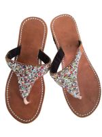 Handgemachte Leder-Sandalen - Multicolor  39 🔥 50% SALE