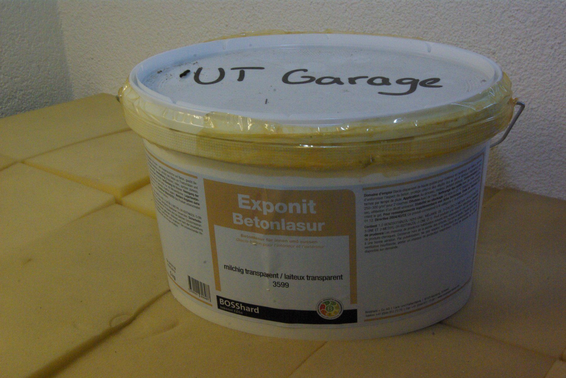 Colori: Exponit Betonlasur, milchig transparent 3599 – Usato da Herisau venduto da Cevianer1844