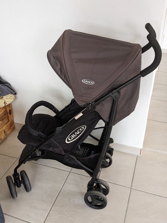 Graco TraveLite Passeggino Leggero - Peso 7 Kg, Chiusura Compatta, Ruote Orientabili, Colore Menta